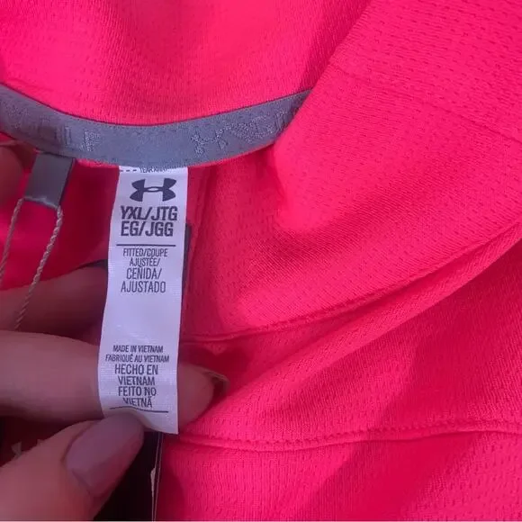 NWT Under Armour Barbie Pink Athletic Top Youth XL - Picture 8 of 8